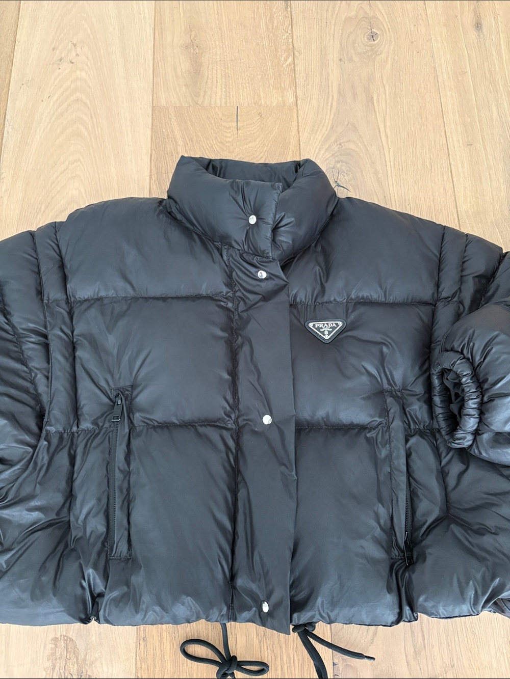 Prada Cropped Puffer Jacket Vest - Picture 3 of 16